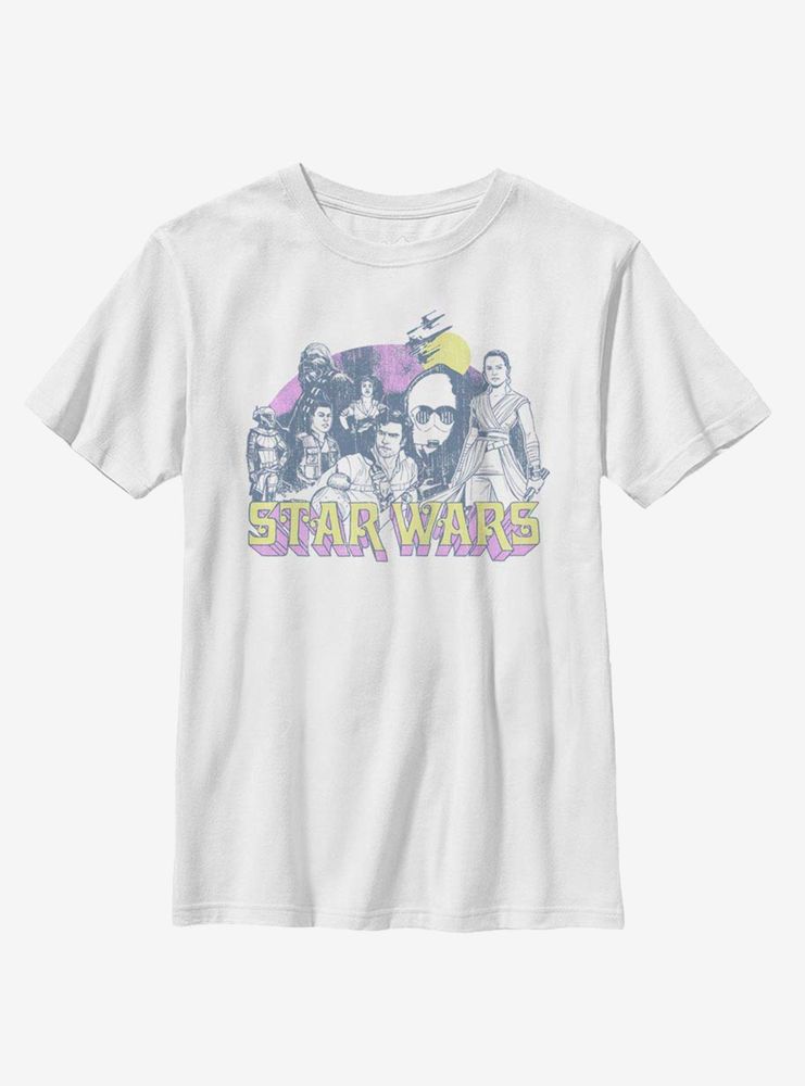 Star Wars Episode IX The Rise Of Skywalker Retro Rebel Youth T-Shirt