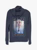 Disney Frozen 2 Elsa's Truth Cowlneck Long-Sleeve Womens Top