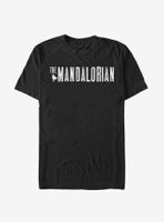 Star Wars The Mandalorian Simplistic Logo T-Shirt