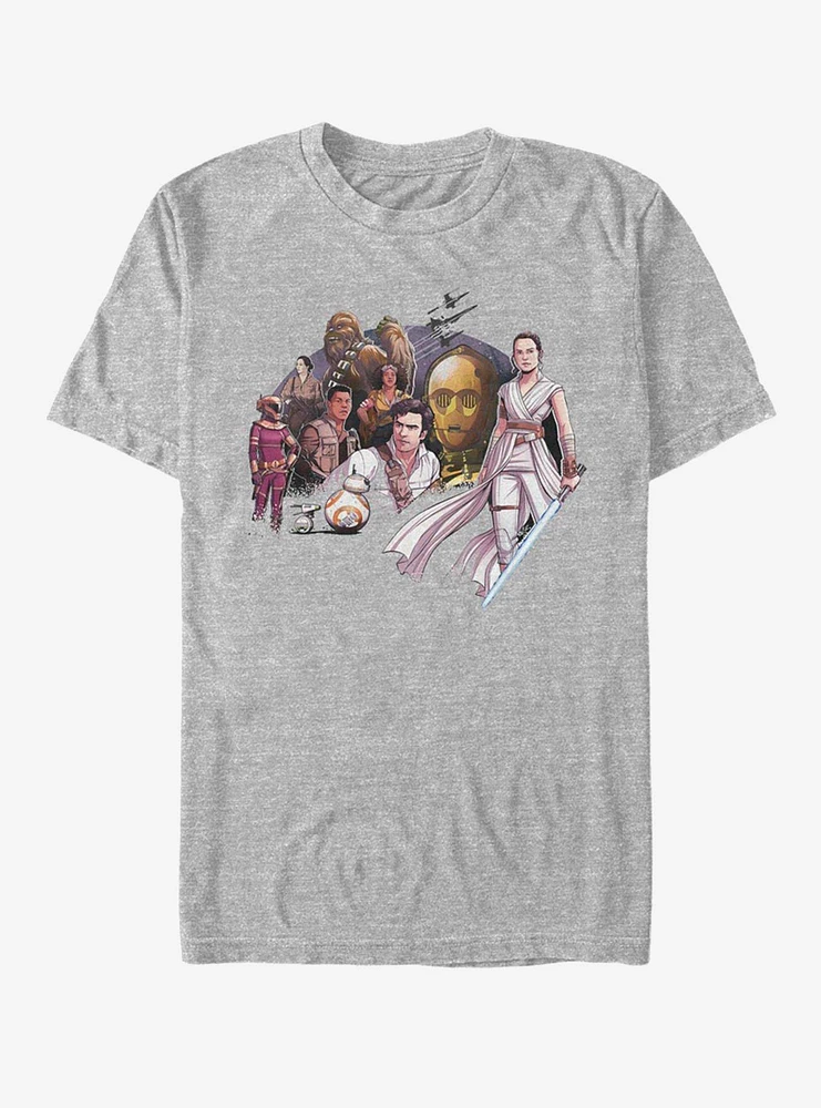 Star Wars Episode IX The Rise Of Skywalker Light Side T-Shirt