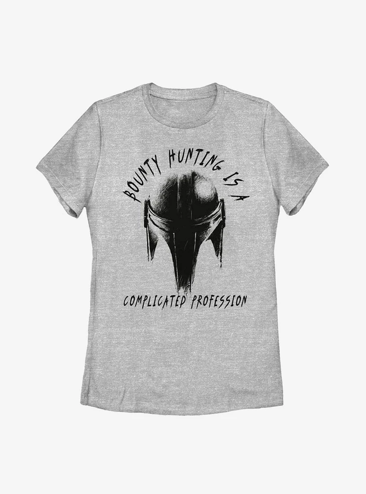 Star Wars The Mandalorian Complicated Profession Womens T-Shirt