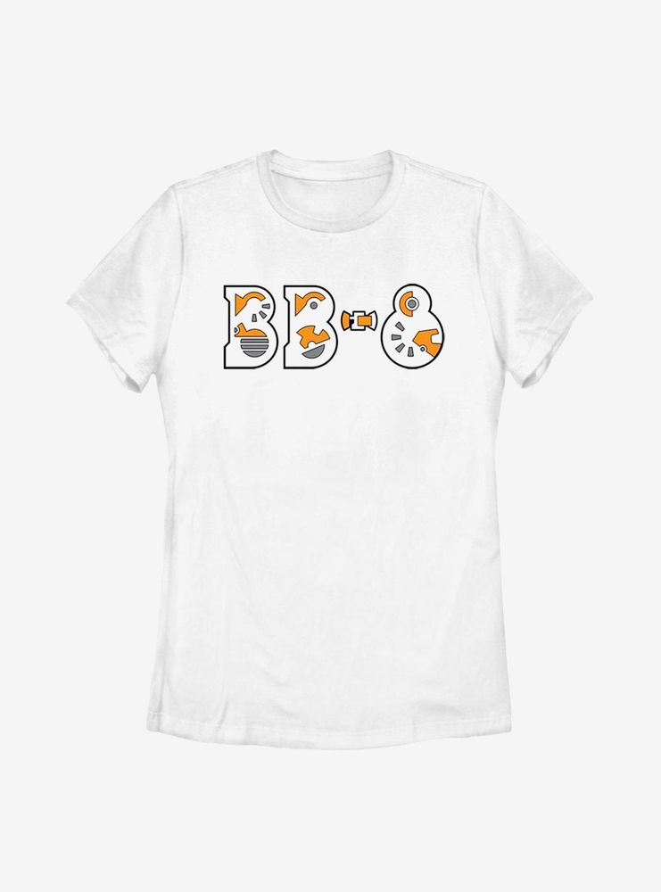 Star Wars Episode IX The Rise Of Skywalker BB-8 Droid Parts Womens T-Shirt