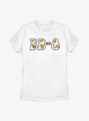 Star Wars Episode IX The Rise Of Skywalker BB-8 Droid Parts Womens T-Shirt