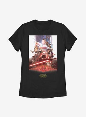 Star Wars Episode IX The Rise Of Skywalker Final Poster Womens T-Shirt
