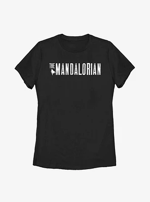 Star Wars The Mandalorian Simplistic Logo Womens T-Shirt
