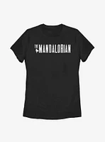 Star Wars The Mandalorian Simplistic Logo Womens T-Shirt