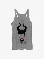 Disney Maleficent: Mistress Of Evil Red Lips Womens Tank Top