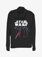 Star Wars Jedi Fallen Order Big Three Cowlneck Long-Sleeve Womens Top