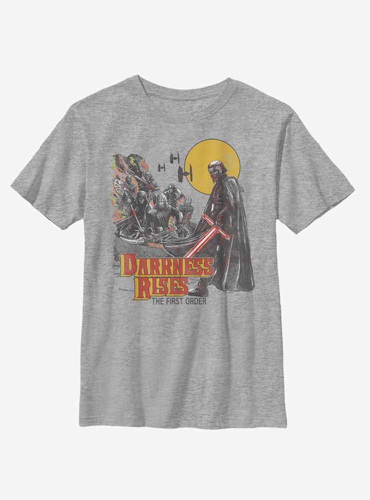 Star Wars Episode IX The Rise Of Skywalker Darkness Rises Youth T-Shirt