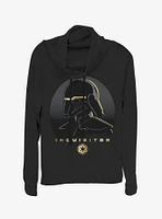 Star Wars Jedi Fallen Order Inquisitor Gold Cowlneck Long-Sleeve Womens Top