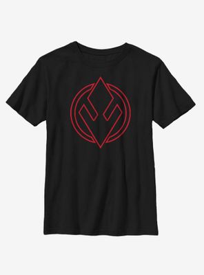 Star Wars Episode IX The Rise Of Skywalker Sith Trooper Emblem Youth T-Shirt