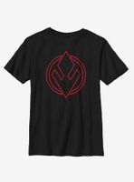 Star Wars Episode IX The Rise Of Skywalker Sith Trooper Emblem Youth T-Shirt