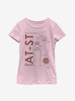 Star Wars The Mandalorian AT-ST Youth Girls T-Shirt