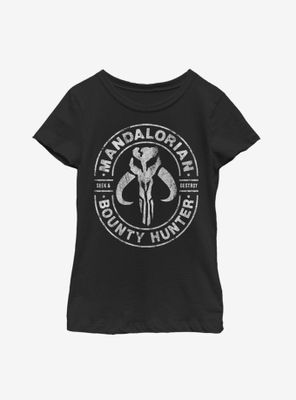 Star Wars The Mandalorian Gun for Hire Youth Girls T-Shirt