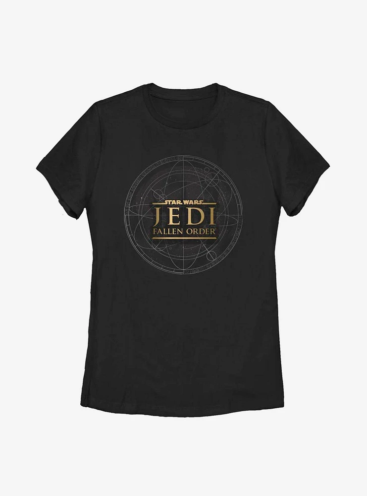 Star Wars Jedi Fallen Order Map Womens T-Shirt