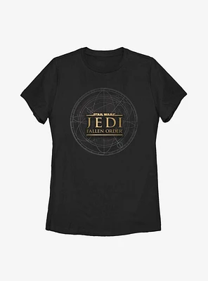 Star Wars Jedi Fallen Order Map Womens T-Shirt