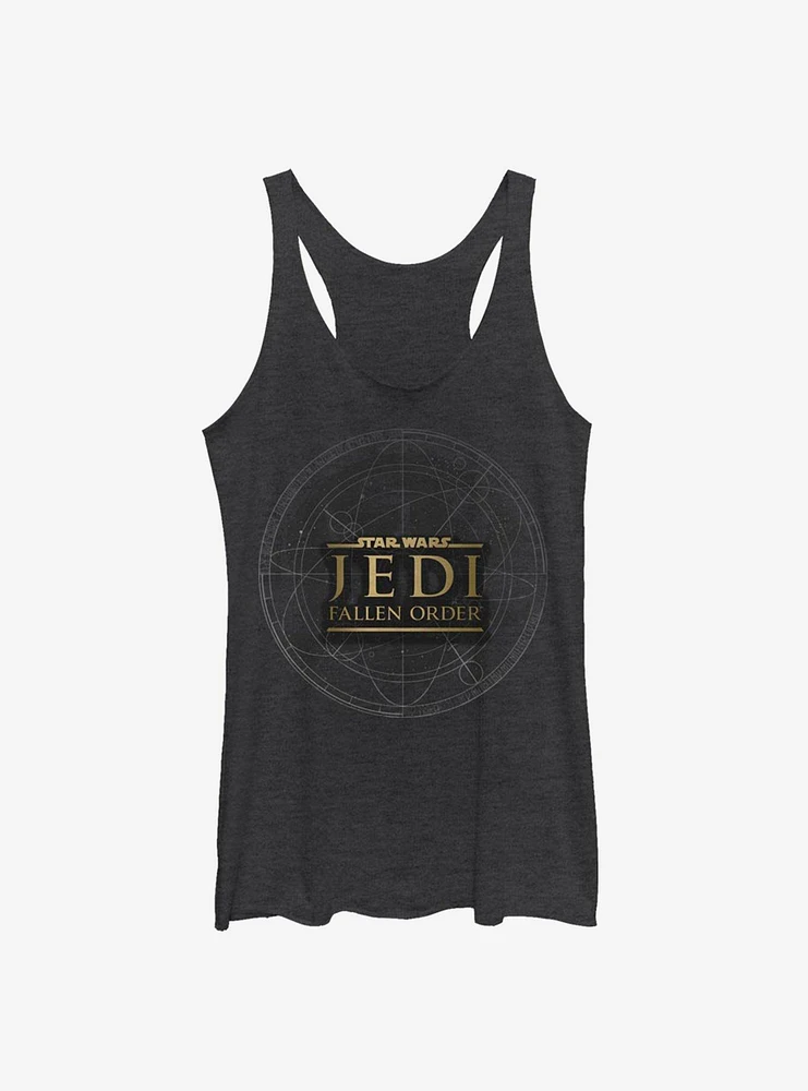 Star Wars Jedi Fallen Order Map Womens Tank Top