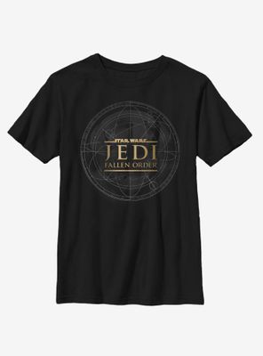 Star Wars Jedi Fallen Order Map Youth T-Shirt
