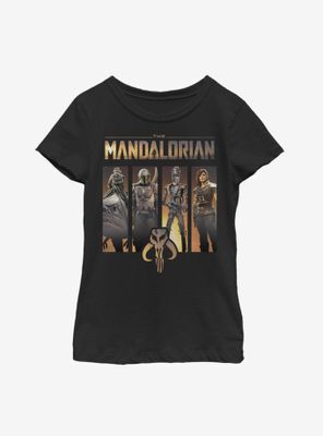 Star Wars The Mandalorian Boba Box Up Youth Girls T-Shirt