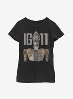 Star Wars The Mandalorian IG-11 Illustrated Youth Girls T-Shirt