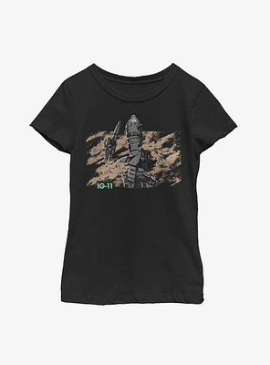 Star Wars The Mandalorian IG-11 Droid Youth Girls T-Shirt