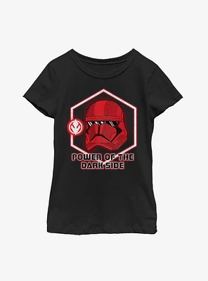 Star Wars Episode IX the Rise of Skywalker Power Dark Side Youth Girls T-Shirt