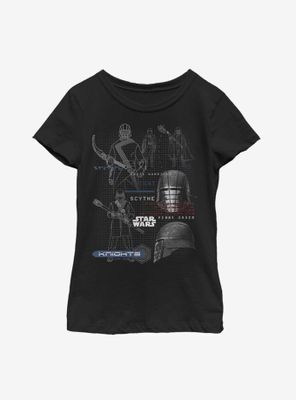 Star Wars Episode IX The Rise Of Skywalker Ren Specs Youth Girls T-Shirt