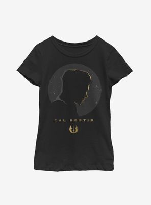 Star Wars Jedi Fallen Order Cal Kestis Gold Youth Girls T-Shirt