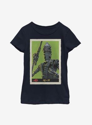 Star Wars The Mandalorian IG-11 Poster Youth Girls T-Shirt