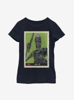 Star Wars The Mandalorian IG-11 Poster Youth Girls T-Shirt