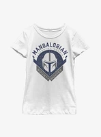 Star Wars The Mandalorian Crest Youth Girls T-Shirt