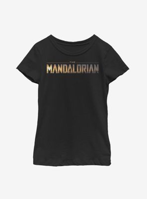 Star Wars The Mandalorian Logo Youth Girls T-Shirt