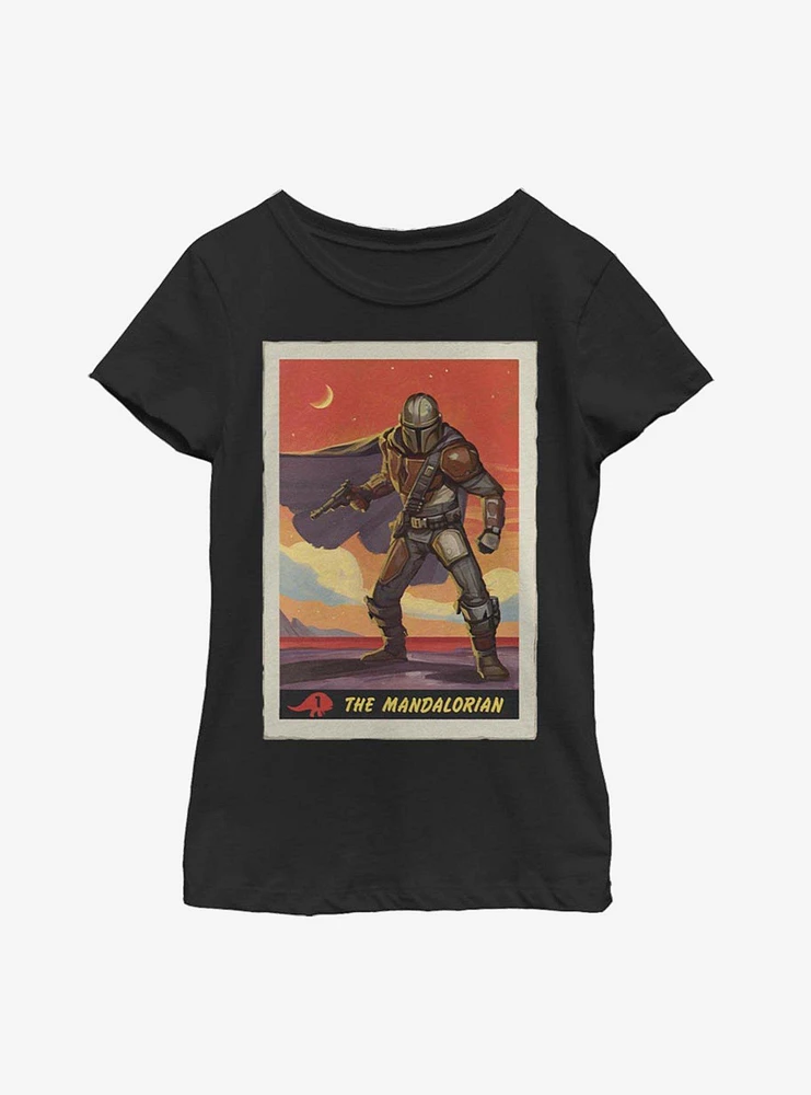 Star Wars The Mandalorian Poster Youth Girls T-Shirt