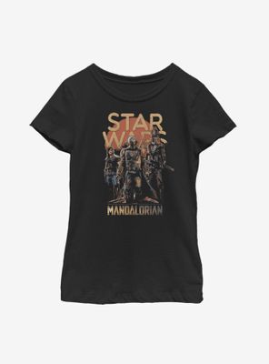 Star Wars The Mandalorian Characters Youth Girls T-Shirt