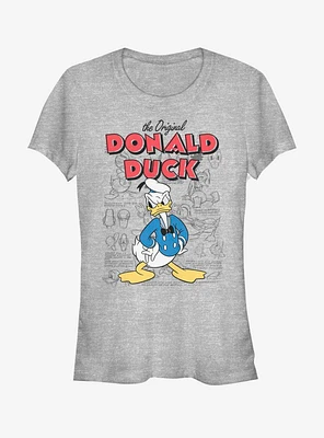 Disney Donald Duck Original Sketchbook Girls T-Shirt