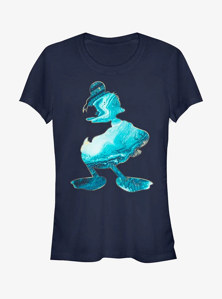 Disney Donald Duck Poured Art Girls T-Shirt