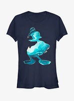 Disney Donald Duck Poured Art Girls T-Shirt