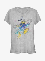 Disney Donald Duck Splatter Girls T-Shirt