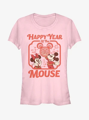 Disney Mickey Mouse Happy Year Girls T-Shirt