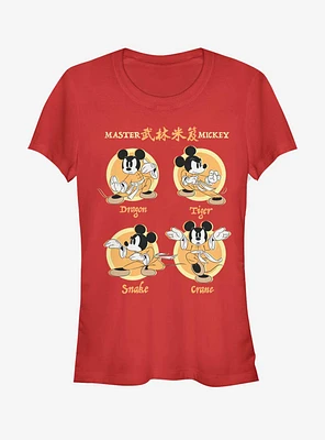 Disney Mickey Mouse Kung Fu Four Up Girls T-Shirt