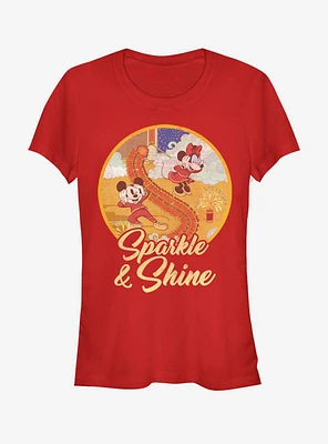 Disney Mickey Mouse Sparkle And Shine Girls T-Shirt