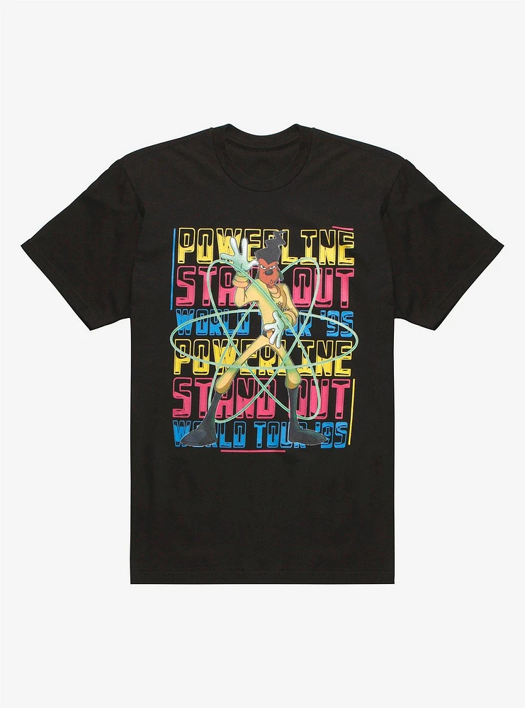 Disney A Goofy Movie Powerline Tour Cities T-Shirt