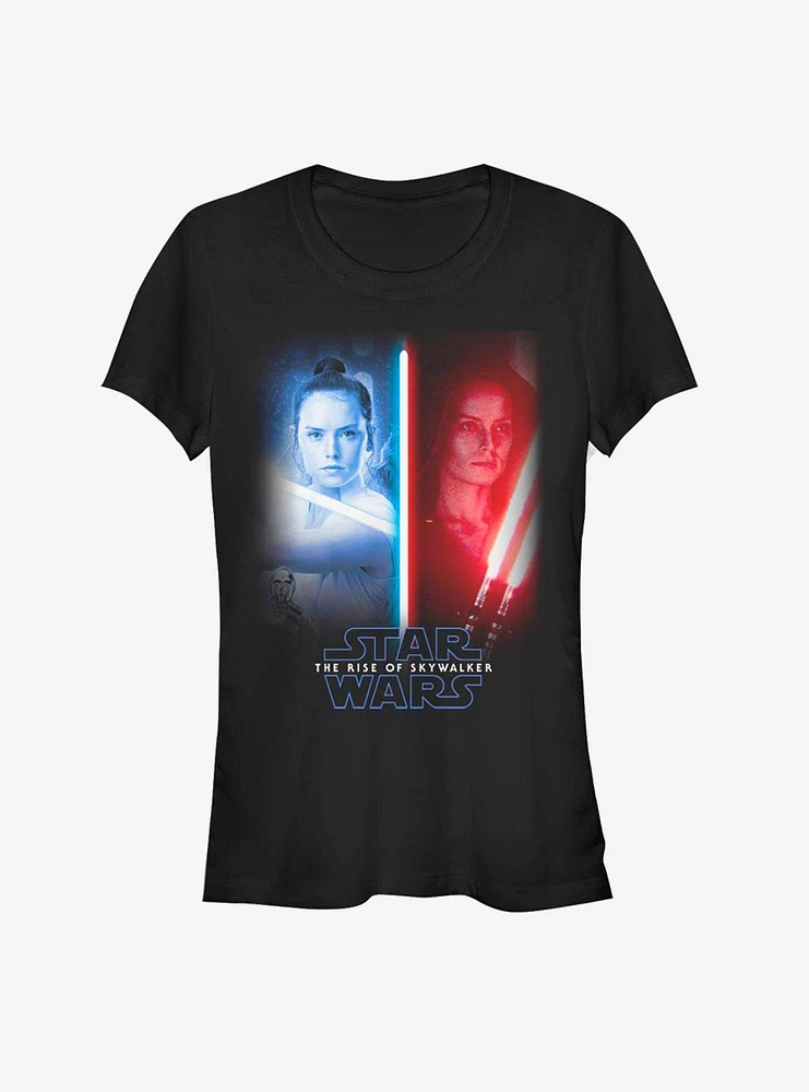 Star Wars: The Rise of Skywalker Split Rey Girls T-Shirt