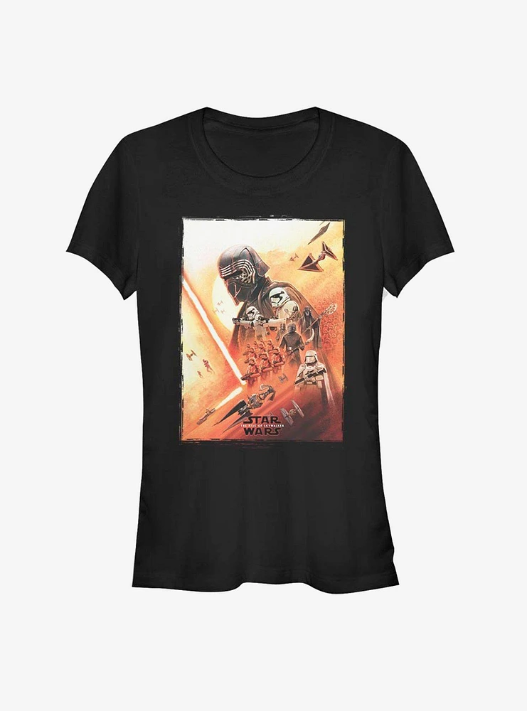 Star Wars: The Rise of Skywalker Kylo Poster Girls T-Shirt
