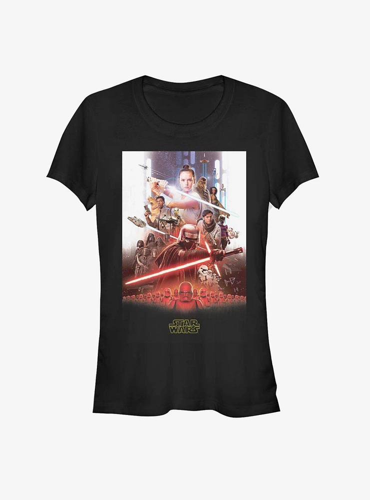 Star Wars: The Rise of Skywalker Last Poster Girls T-Shirt