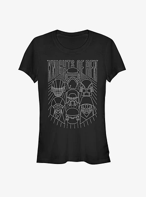 Star Wars: The Rise of Skywalker Simple Outlines Girls T-Shirt