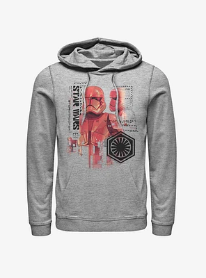 Star Wars: The Rise of Skywalker Red Trooper Schematic Hoodie