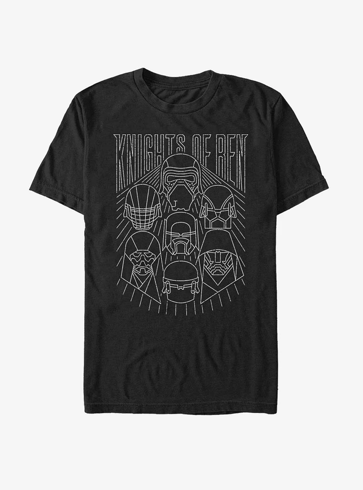 Star Wars: The Rise of Skywalker Simple Outlines T-Shirt