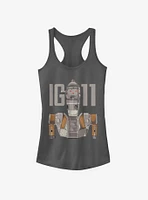 Star Wars The Mandalorian IG-11 Illustrated Girls Tank