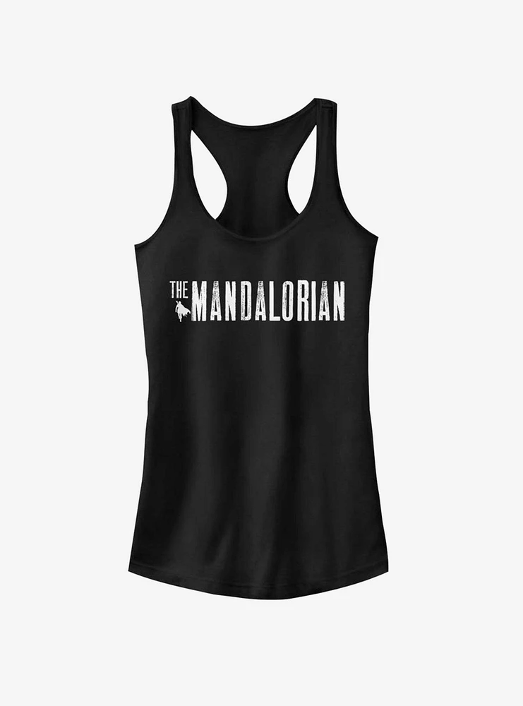 Star Wars The Mandalorian Simplistic Logo Girls Tank Top